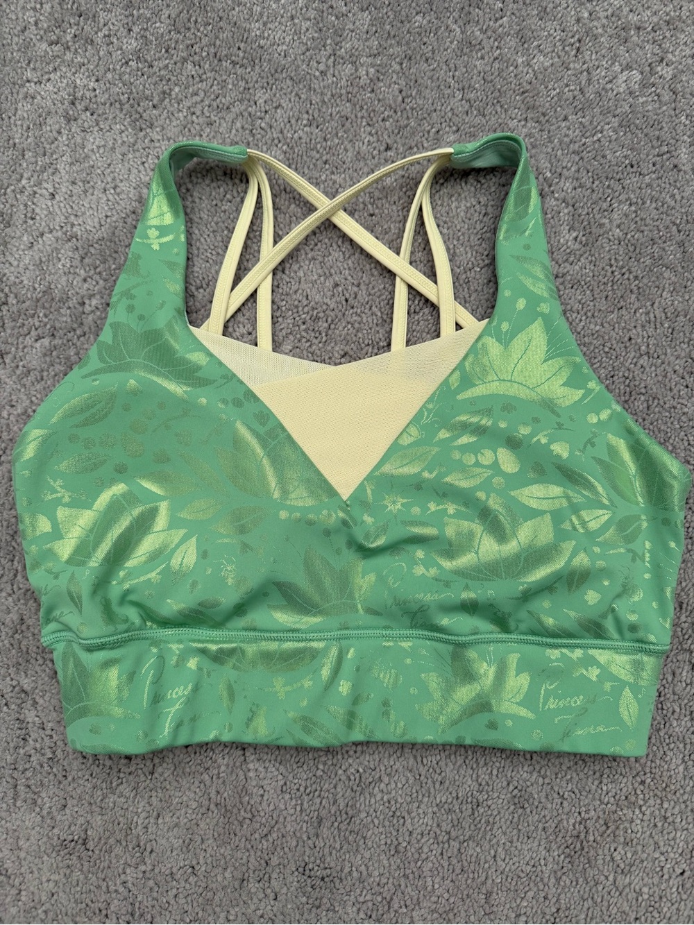 Disney Crowned Athletics Princess Tiana Sports Bra